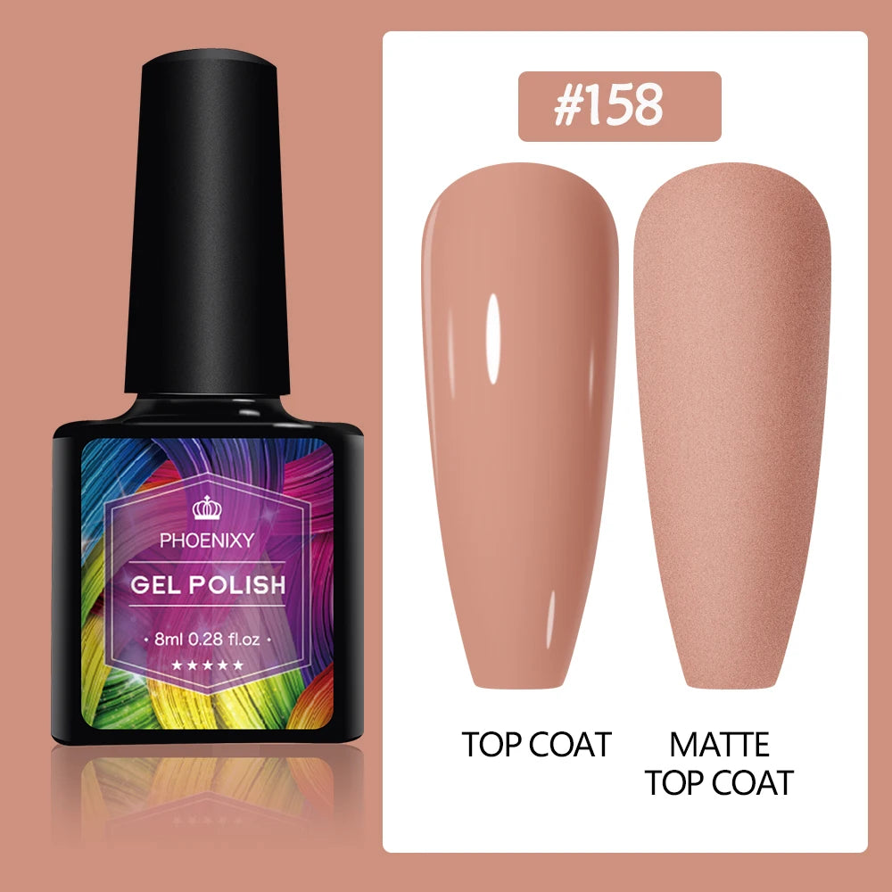 UV LED Gel Nail Polish 70 Colors Glitter 7ml