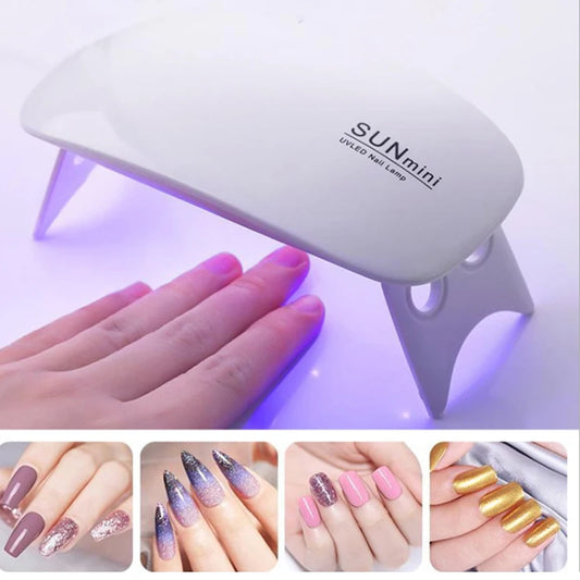 Portable Mini USB 6W 3 LED Desk Drying Nail Lamp