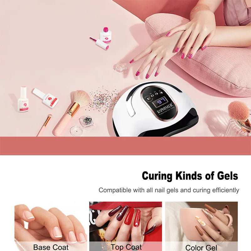 Quick Drying Nail Machine 168W LED Display 42 Lamp Beads