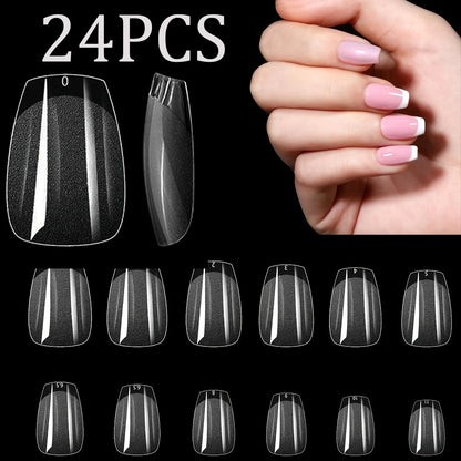 24pcs Fake Nail 12 sizes