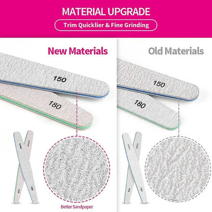 Professional Nail File and Buffer Set 6Pcs