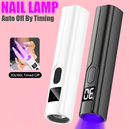 Ultra Light Portable Handheld Nail Dryer Lamp UV/LED