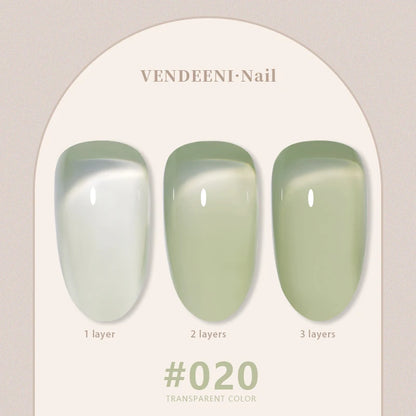 Vendeeni 24 Colors Jelly Transparent Gel Nail Polish 15ml