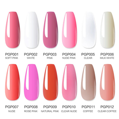 Poly Nail Gel Set of  8/6/4 PCS Poly UV Gel Set