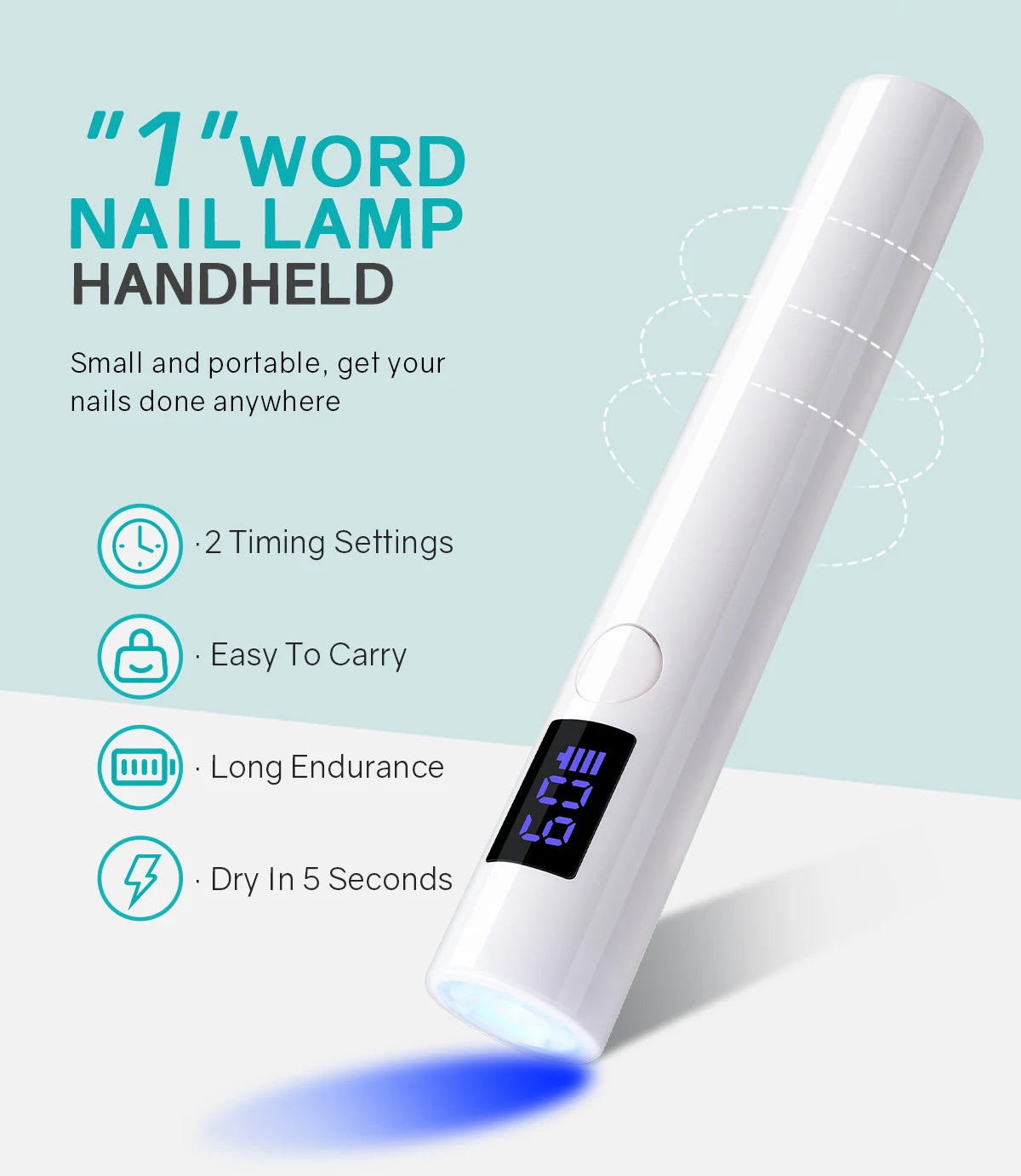 Mini Handheld UV Led Nail Lamp