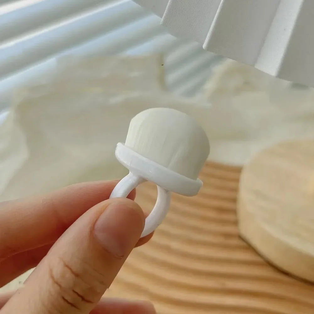 Oval Nail Art Dust Brush