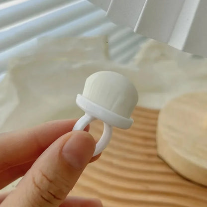 Oval Nail Art Dust Brush