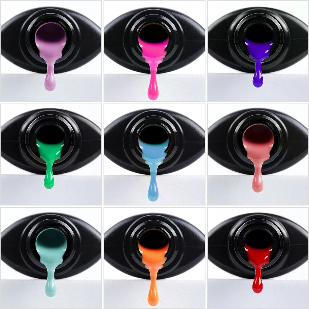 UV LED Gel Nail Polish 70 Colors Glitter 7ml