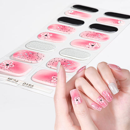 16 Tips Semi-Cured Gel Nail Strips