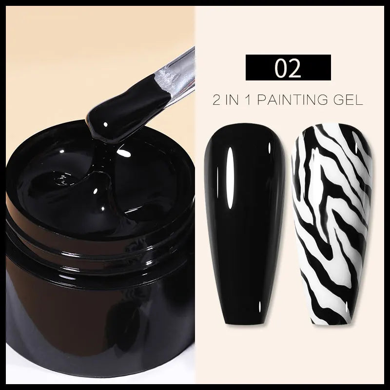 UV Painting Outline Gel Varnish Nails Art All For Manicure