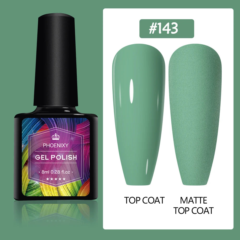UV LED Gel Nail Polish 75 Colors Glitter 7ml