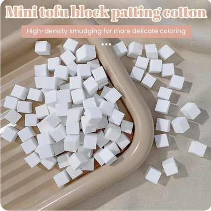 50/150pcs Sponge Gradient Nail Art Stamper Tools
