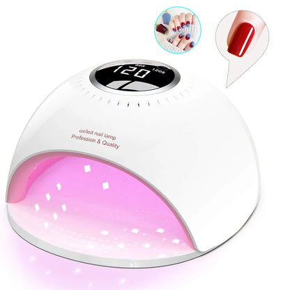84W UV Nail Lamp UV Gel Nail Polish LED Digital Display