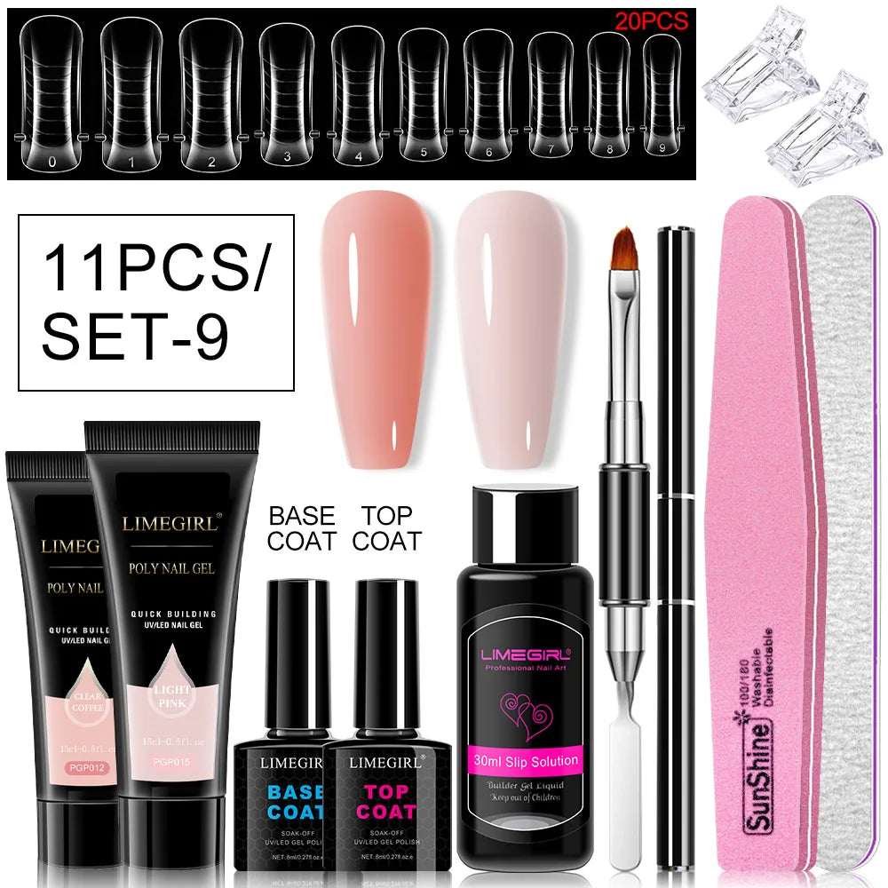 Poly Nail Gel Set for Extension Nails