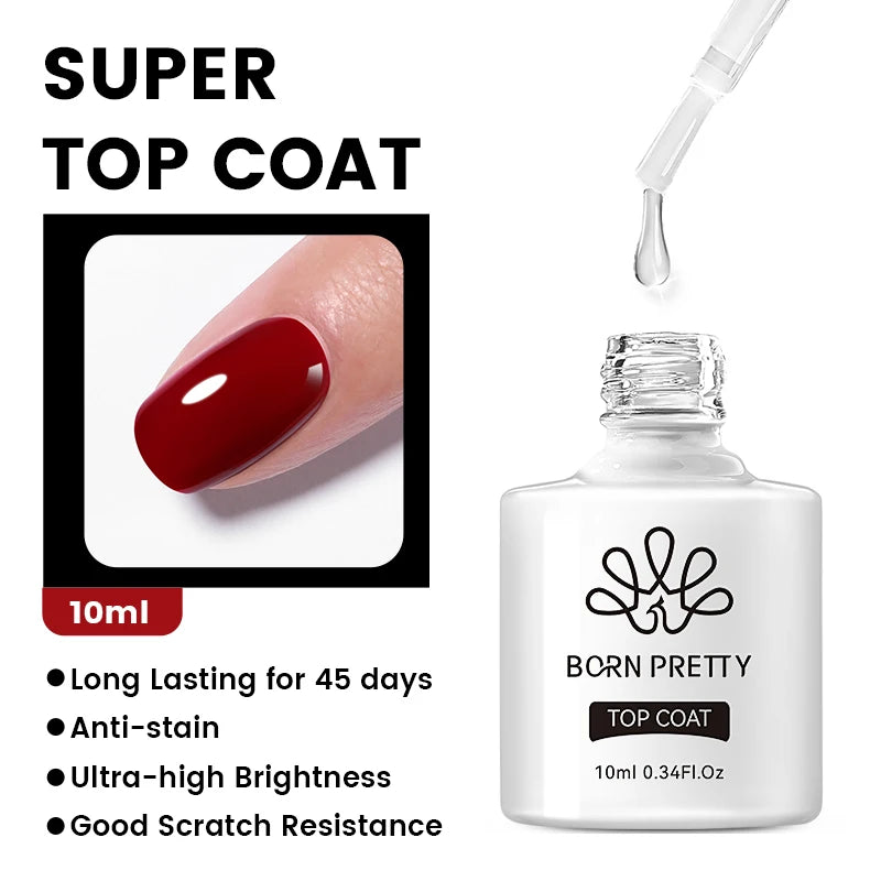 BORN PRETTY 10ml Base and Top Gel Coat