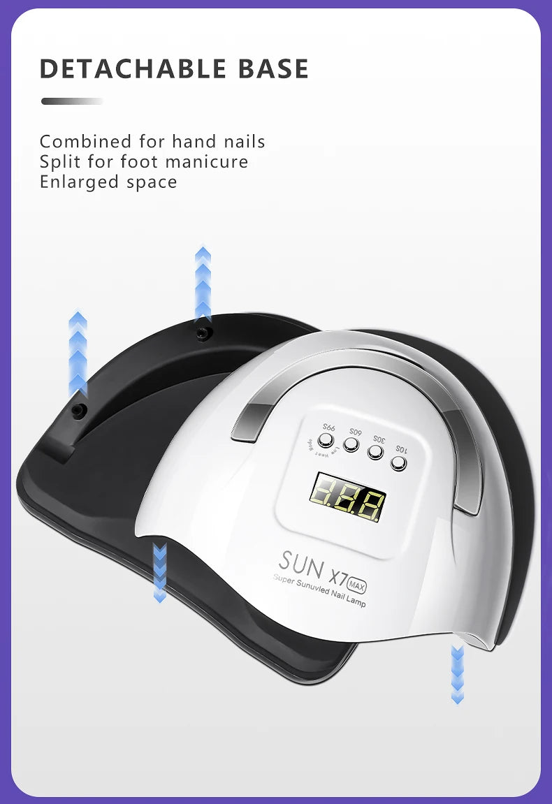 Dual Light Source Nail Lamp 66 Lamp Beads