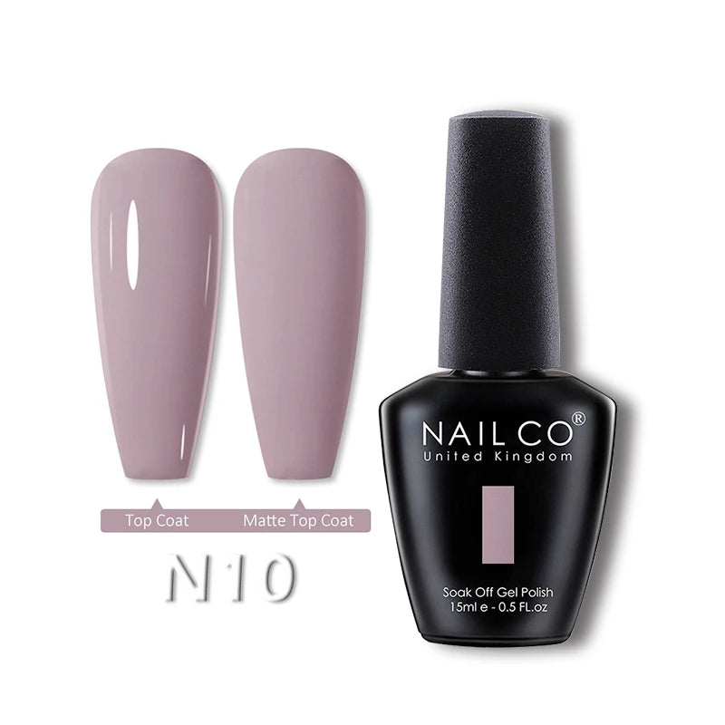 NAILCO 15ml Translucent Gel Nail Polish Semi-permanent Varnish