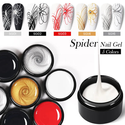 UV Painting Outline Gel Varnish Nails Art All For Manicure