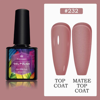 UV LED Gel Nail Polish 70 Colors Glitter 7ml