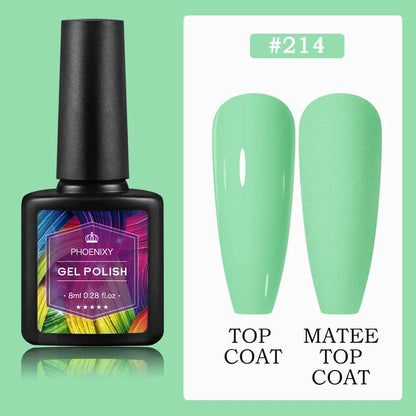 UV LED Gel Nail Polish 70 Colors Glitter 7ml