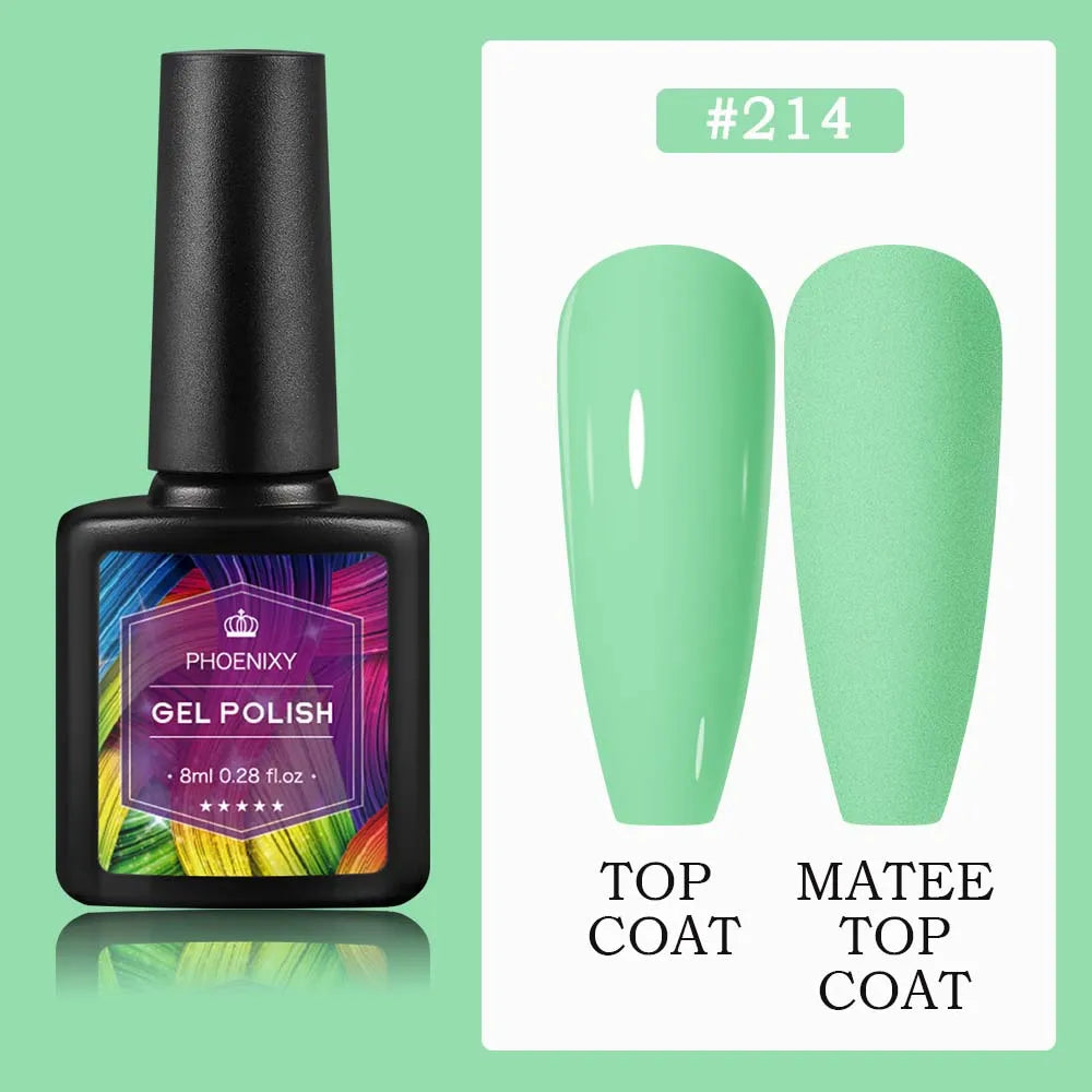 UV LED Gel Nail Polish 75 Colors Glitter 7ml