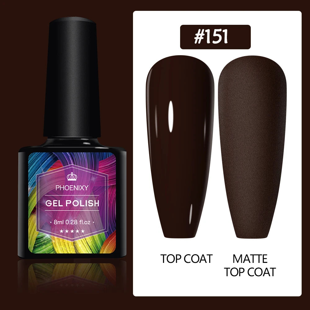 UV LED Gel Nail Polish 70 Colors Glitter 7ml