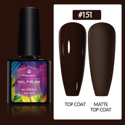 UV LED Gel Nail Polish 70 Colors Glitter 7ml