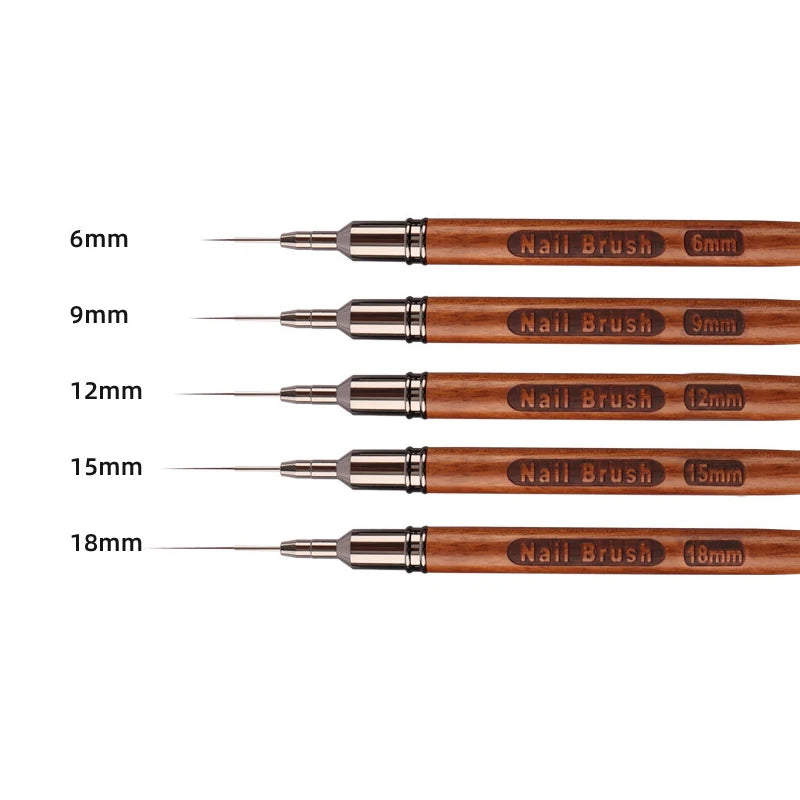 Thin Nail Liner Brush 6/9/12/15/18mm