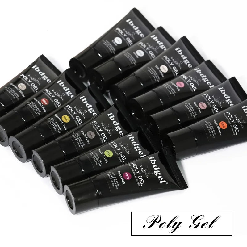 PoliGel 30ml  UV Gel Nail Polish LED 12 Colors