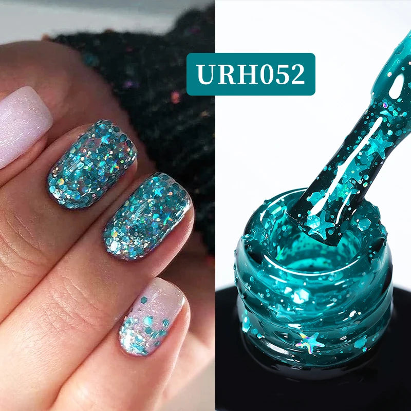 UR SUGAR 7ml Glass Bottle Color Gel Nail Polish Semi-permanent