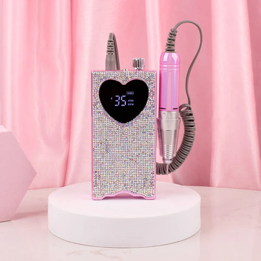 Rhinestone Nail Drill Cordless Rechargeable 35000 RPM