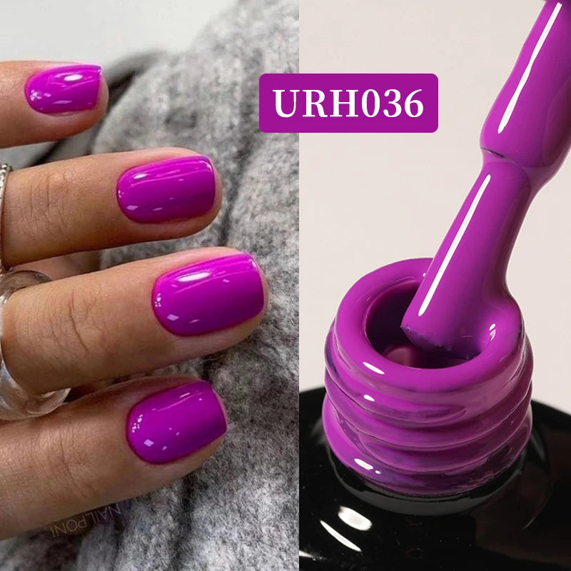 UR SUGAR 7ml Glass Bottle Color Gel Nail Polish Semi-permanent