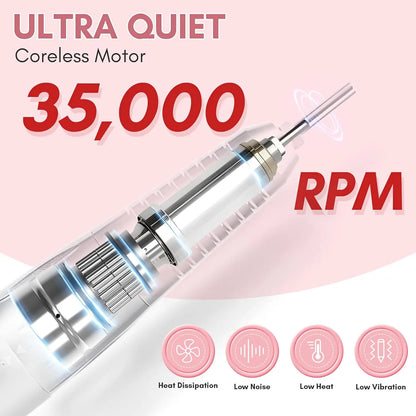Makartt Professional Nail Drill 35000RPM