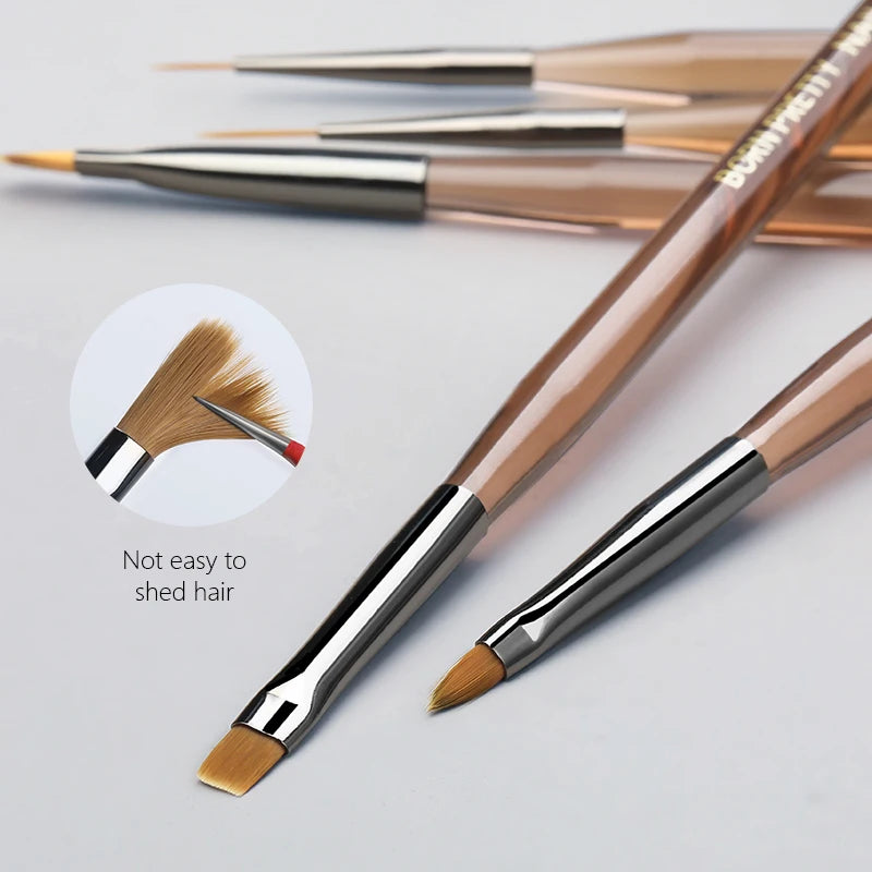 BORN PRETTY Nail Art Brush 9 Sizes  Nail Art Manicure Tool