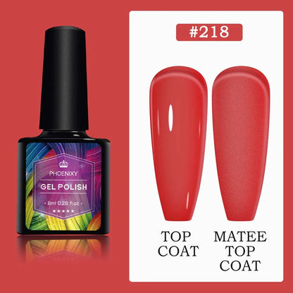 UV LED Gel Nail Polish 70 Colors Glitter 7ml