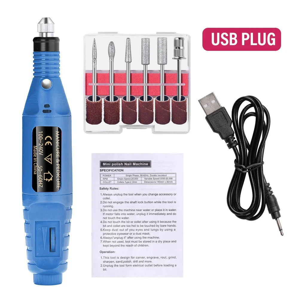 Electric Nail Drill Machine 20000RPM