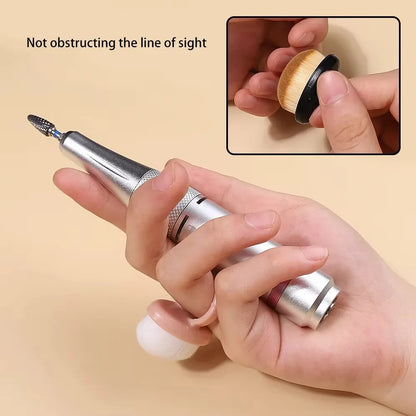 Oval Nail Art Dust Brush