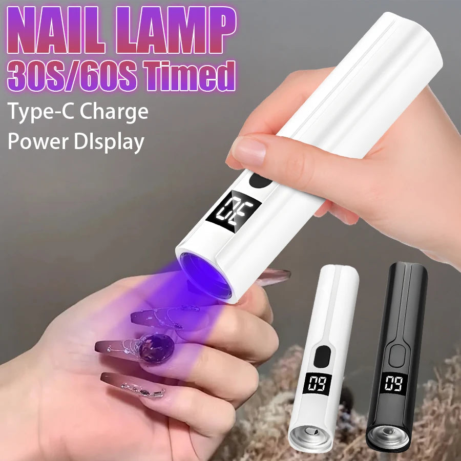 Ultra Light Portable Handheld Nail Dryer Lamp UV/LED