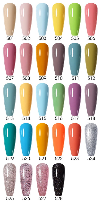 NAILCO 15ml Translucent Gel Nail Polish Semi-permanent Varnish