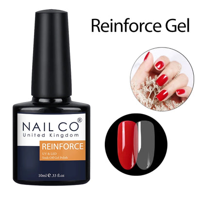 NAILCO 10/15ml Tempered Top Coat Gel Polish