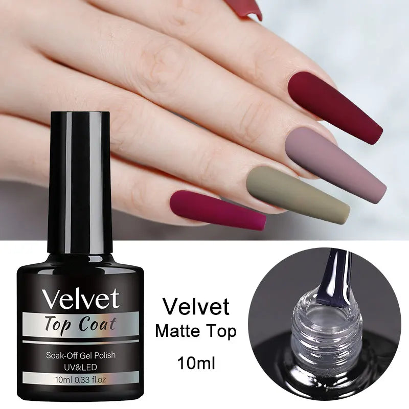 Clou Beaute No Wipe Top and Base Coat Gel Polish