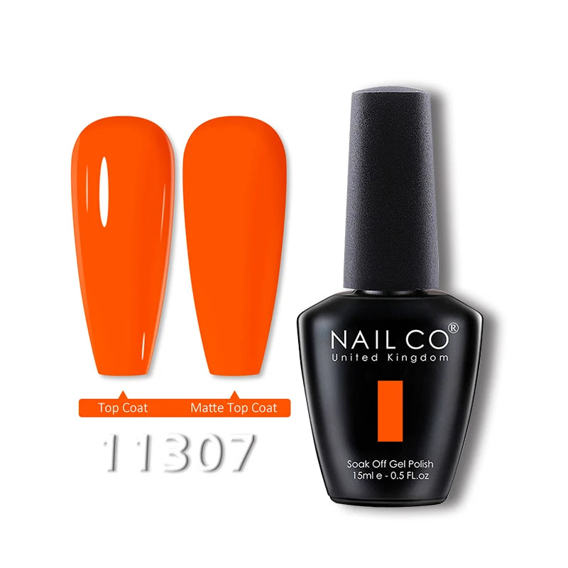 NAILCO 15ml Translucent Gel Nail Polish Semi-permanent Varnish