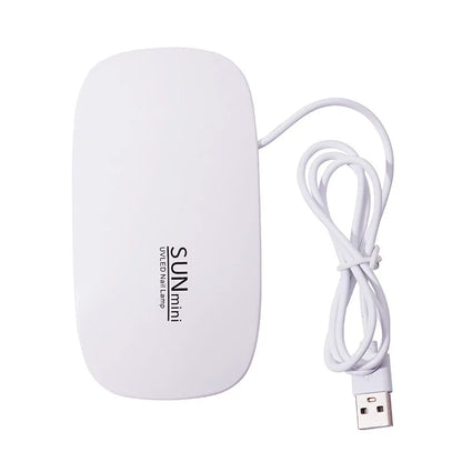 Portable Mini USB 6W 3 LED Desktop Nail Drying Lamp