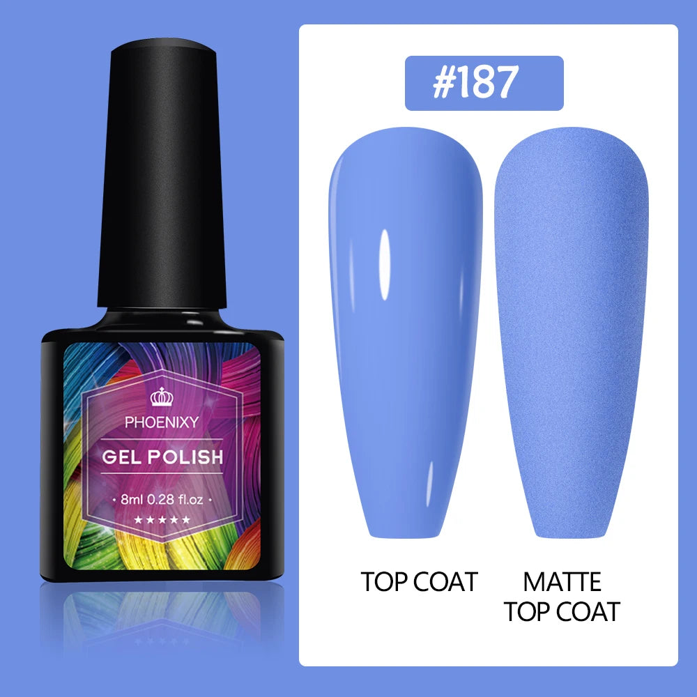 UV LED Gel Nail Polish 70 Colors Glitter 7ml