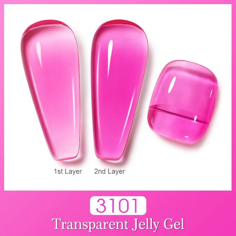 NAILCO 2pc 15ml  Jelly Color Gel Polish Set