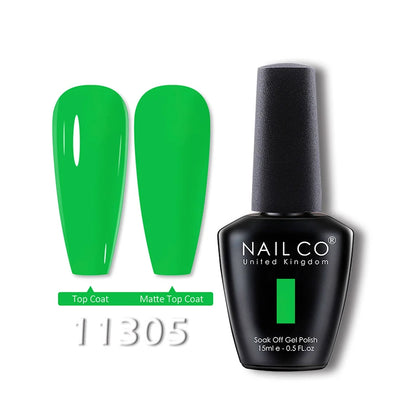 NAILCO 15ml Translucent Gel Nail Polish Semi-permanent Varnish