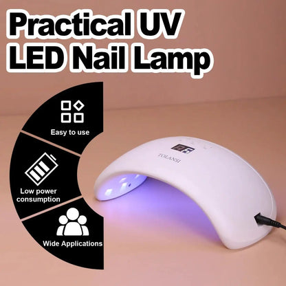 TOLANSI Nail Lamp US/EU Plug UV Art Beauty 36W Digital Screen