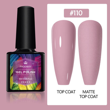 UV LED Gel Nail Polish 75 Colors Glitter 7ml