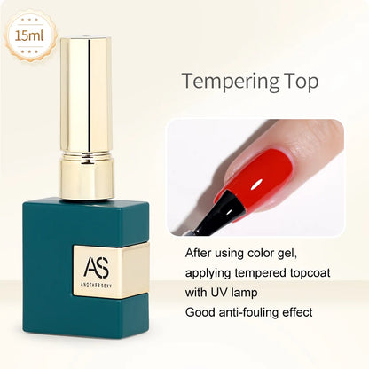 AS 15ml Base and Top Coat for Gel Polish Semi-permanent