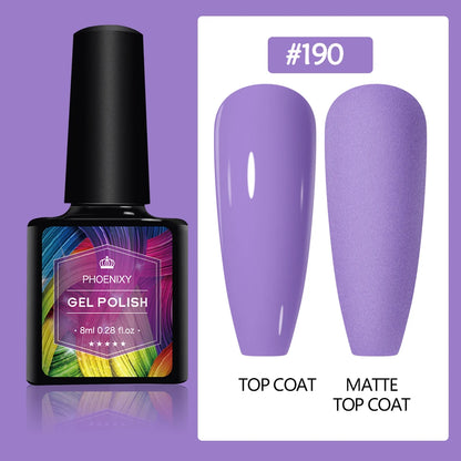 UV LED Gel Nail Polish 70 Colors Glitter 7ml